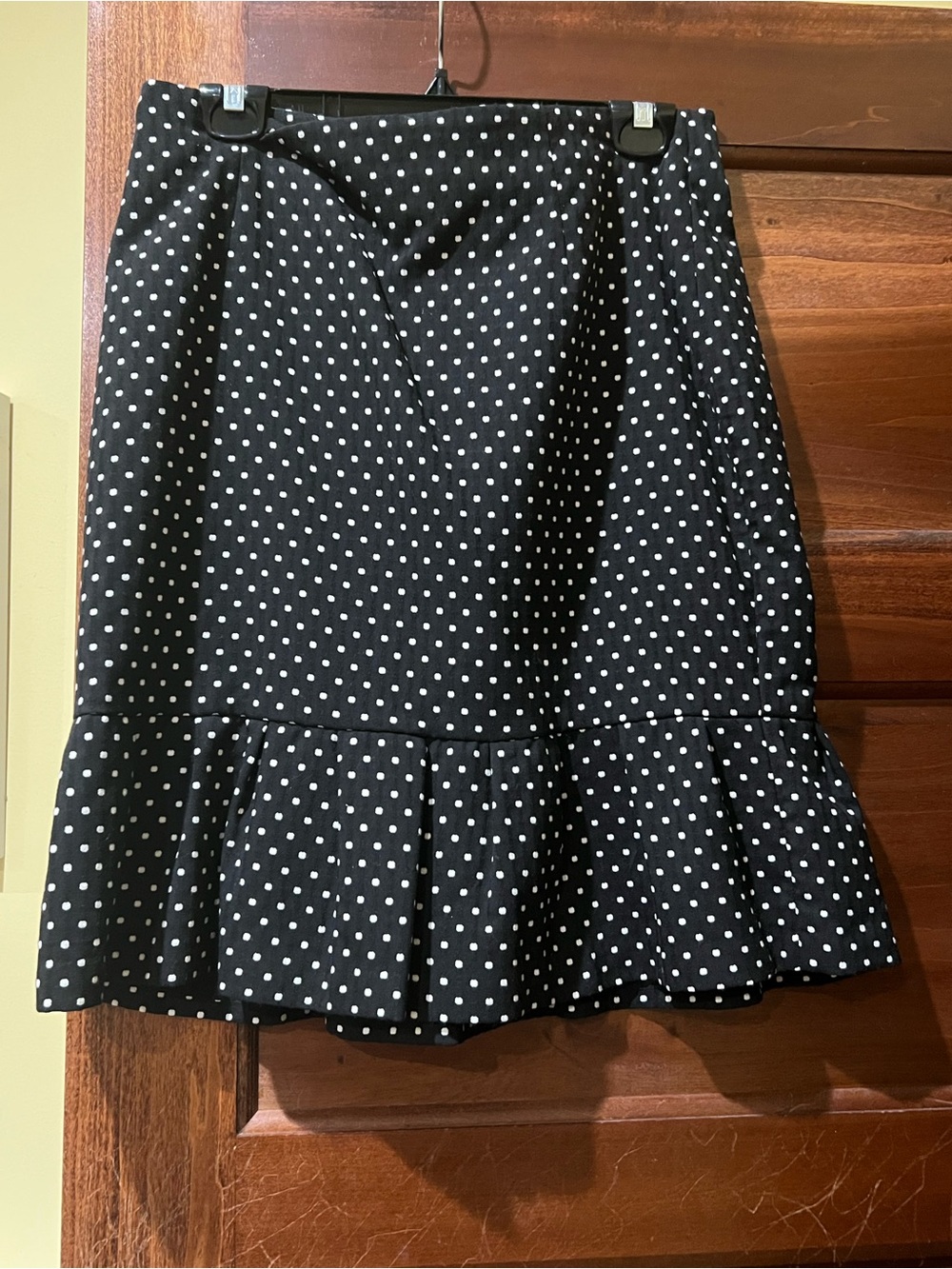 White House Black Market Polka Dot Skirt